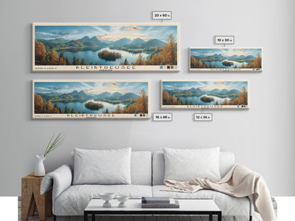 Bleibtreusee, Germany Panoramic Print, Vacation Gift, Germany Wall Art, Vacation Wall Art, Vacatation Memories, Beach Decor, Beach Or Lakehouse Art