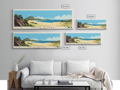 Nosy Kumba, Madagascar Panoramic Print, Vacation Gift, Madagascar Wall Art, Vacation Wall Art, Vacatation Memories, Beach Decor, Beach Or Lakehouse Art