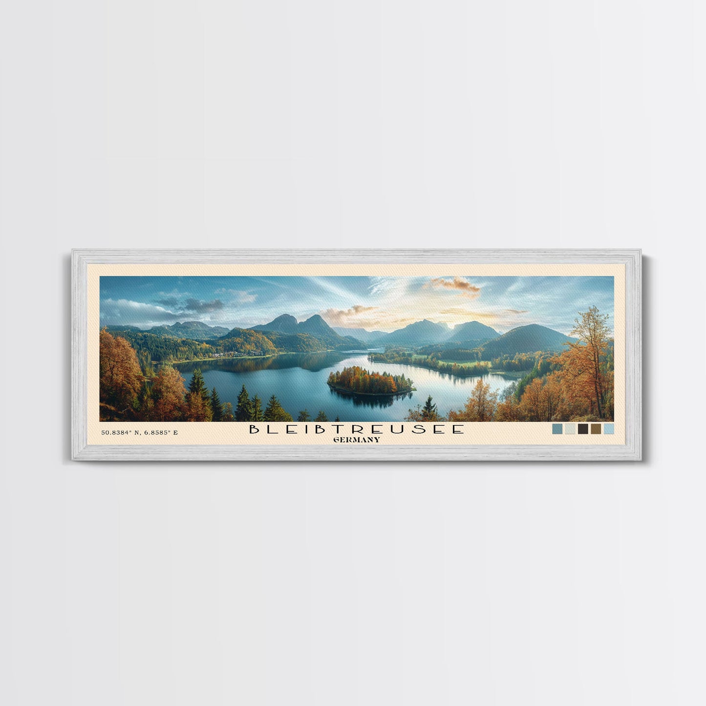Bleibtreusee, Germany Panoramic Print, Vacation Gift, Germany Wall Art, Vacation Wall Art, Vacatation Memories, Beach Decor, Beach Or Lakehouse Art