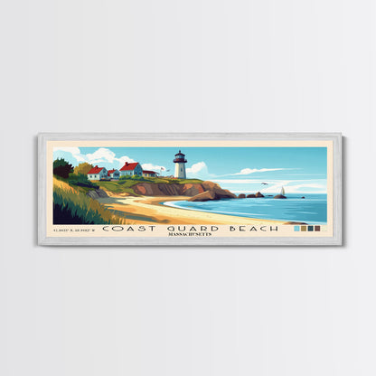 Coast Guard Beach, Massachusetts Panoramic Print, Vacation Gift, Massachusetts Wall Art, Vacation Wall Art, Vacatation Memories, Beach Decor, Beach Or Lakehouse Art