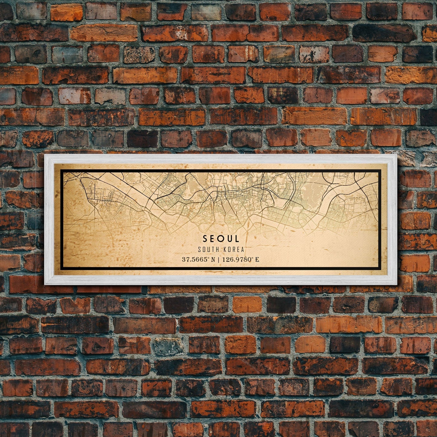 Last name sign canvas print, family name sign, our tribe sign, family wall decor, kitchen sign, inspirational quote, living room sign