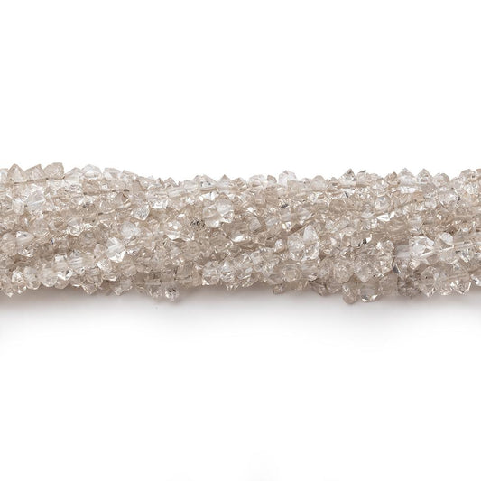 3x2-4x3mm Double Terminated Champagne Quartz 16 inch 150 beads