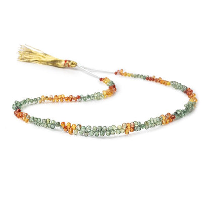 3x2-4x3mm Songea Sapphire Faceted Tear Drop Beads 16 inch 272 pieces AAA