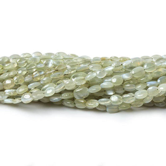 3x2-5x4mm Cat's Eye Chrysoberyl Beads Plain Oval 15.5 inches 87 pieces