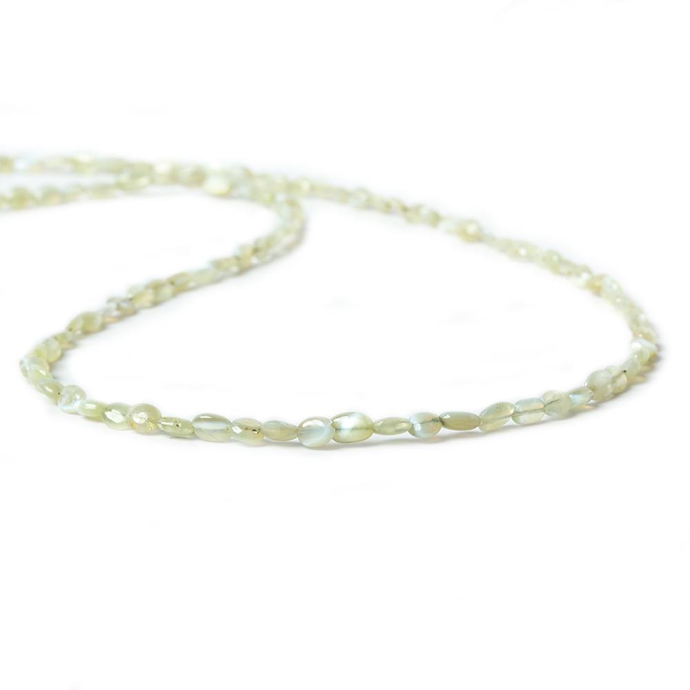 3x2-5x4mm Cat's Eye Chrysoberyl Beads Plain Oval 15.5 inches 87 pieces