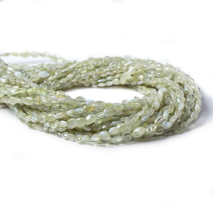 3x2-5x4mm Cat's Eye Chrysoberyl Beads Plain Oval 15.5 inches 87 pieces