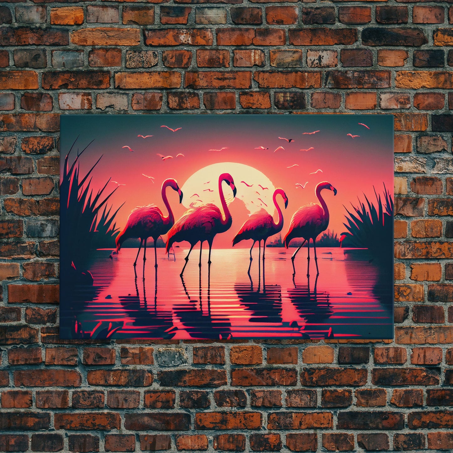 Cute Lil Boo In The Forest, Cute Halloween Wall Decor, Framed Canvas Print