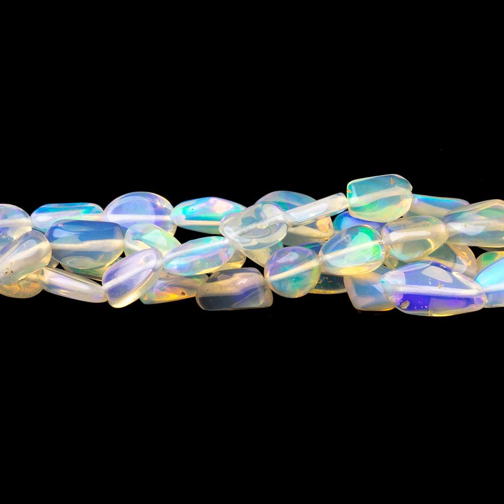 3x3-10x5mm Ethiopian Opal Plain Nuggets 17 inch 70 Beads AA