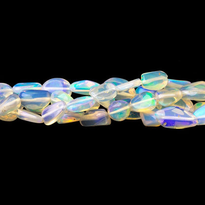 3x3-10x5mm Ethiopian Opal Plain Nuggets 17 inch 70 Beads AA