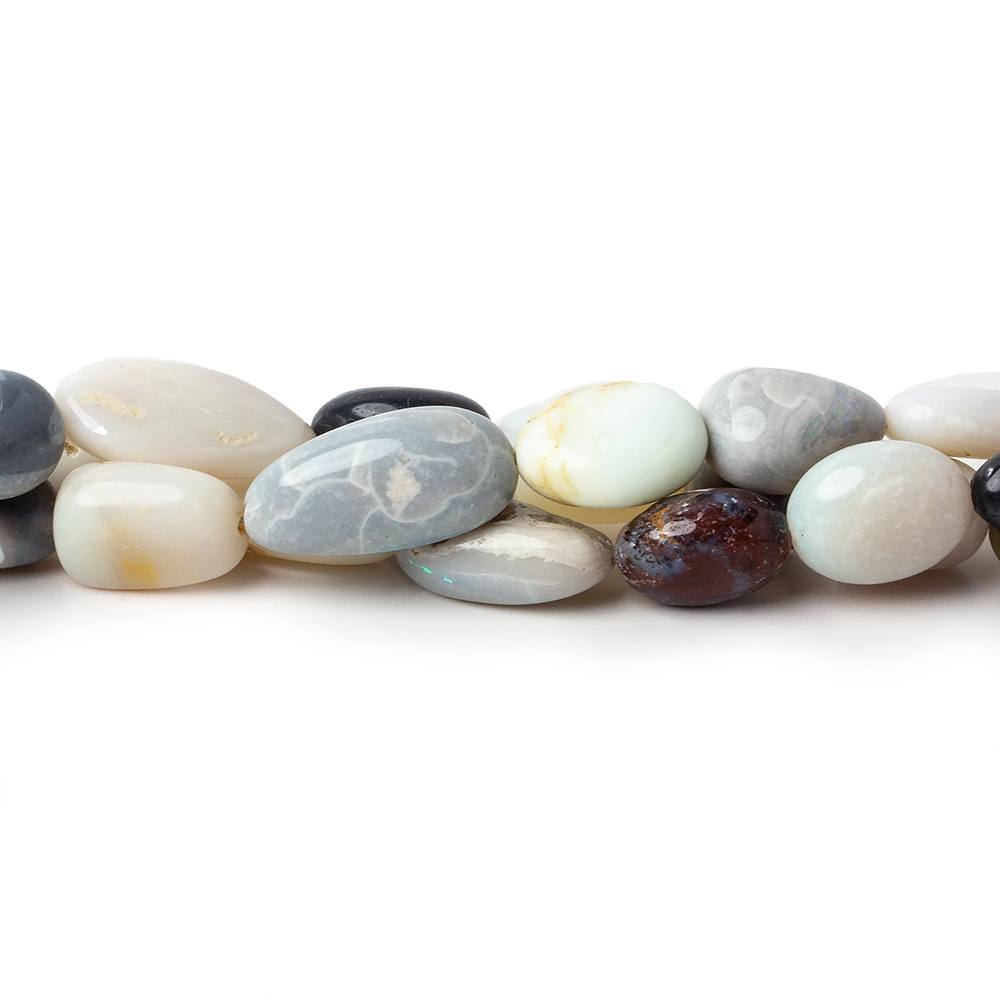 3x3-12x7mm Australian Opal Plain Nugget beads 18 inches 62 pieces A