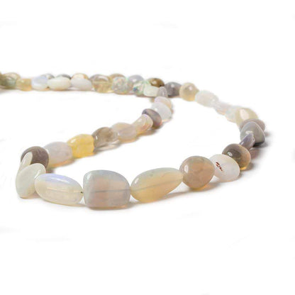 3x3-14x7mm Australian Opal plain nugget beads 18 inch 60 pieces