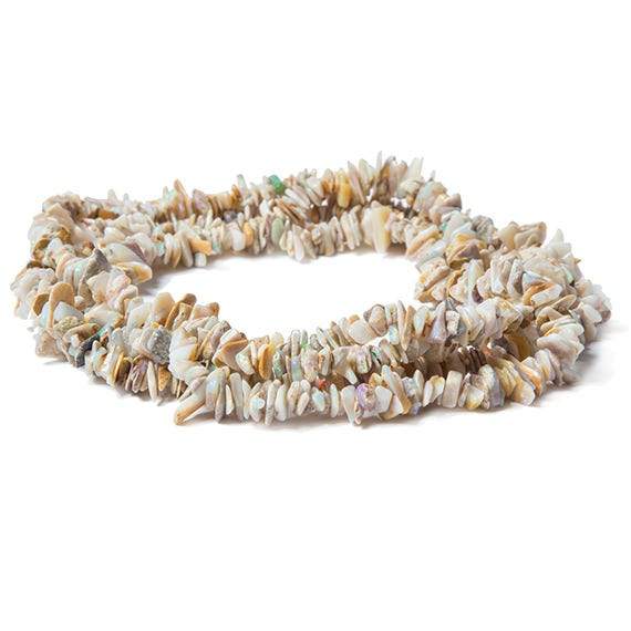 3x4-9x5mm Australian Opal Nugget Chip Beads 14 inch