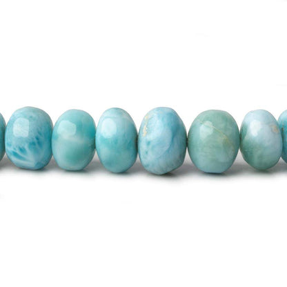 4-10mm Larimar plain rondelle beads 18 inch 115 pieces AAA