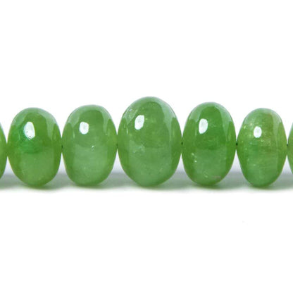 4-10mm Tsavorite Garnet Beads Plain Rondelle 18 inch 135 pieces