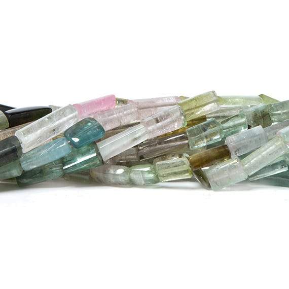 4-11mm MultiColor Tourmaline polished Crystal Beads 16 inch 40 pieces