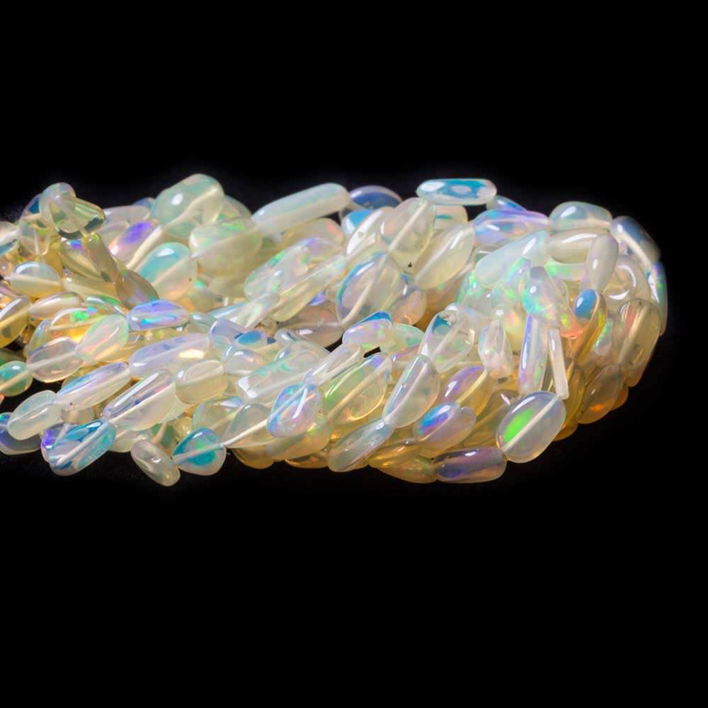 4 - 12mm Golden Ethiopian Opal Plain Nugget Beads 69 pieces AAA Grade