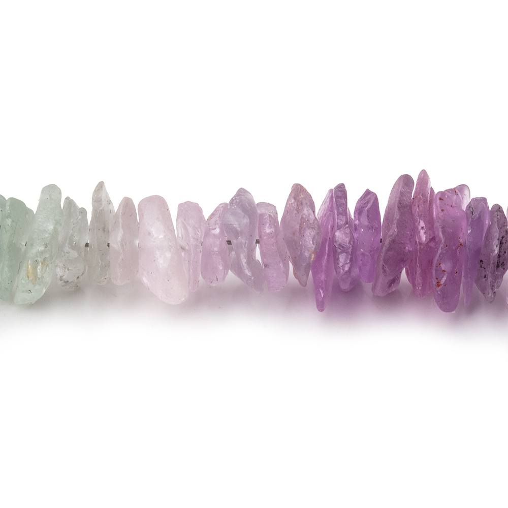 4-12mm Sapphire Raw Crystal Beads 8 inch 94 pieces