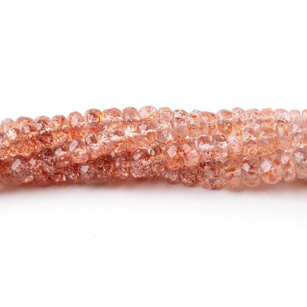 4-4.5mm Lepidocrocite Faceted Rondelle Beads 16 inch 148 pieces