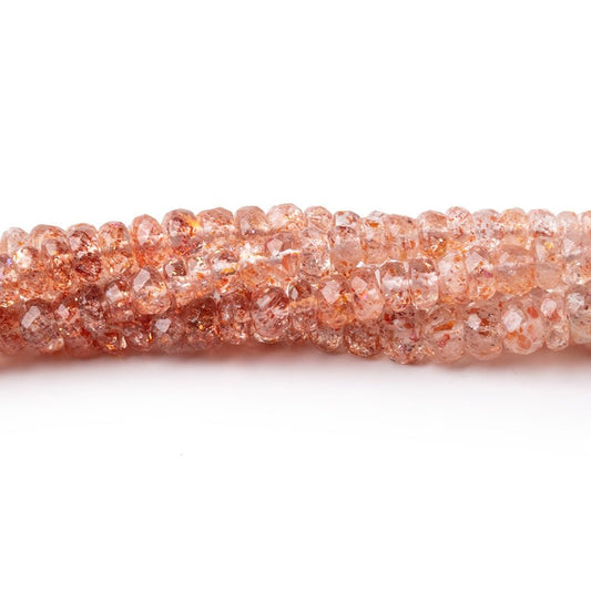4-4.5mm Lepidocrocite Faceted Rondelle Beads 16 inch 148 pieces