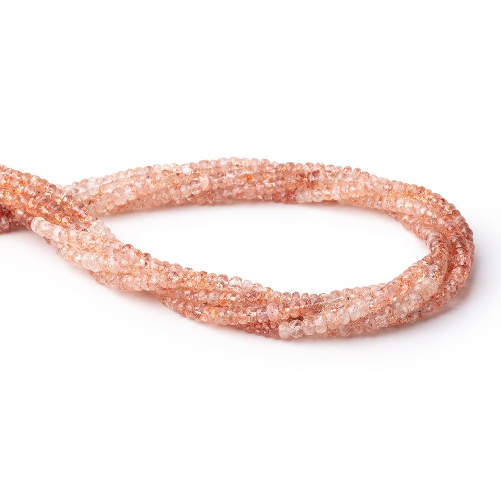 4-4.5mm Lepidocrocite Faceted Rondelle Beads 16 inch 148 pieces