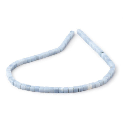 4-4.5mm Owyhee Blue Opal Plain Cube Beads 14 inch 78 pieces