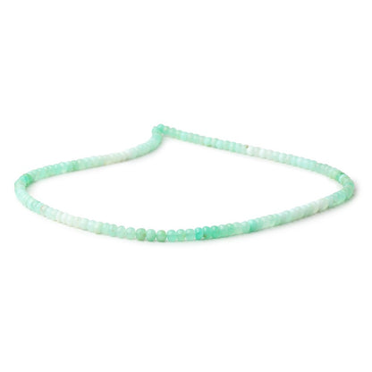 4-4.5mm Prase Opal Plain Rondelle Beads 18 inch 121 pieces
