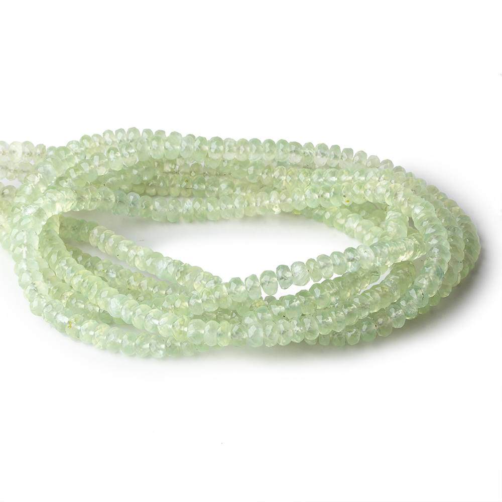 4.5-5mm Prehnite Faceted Rondelle Beads 17 inch 150 pieces