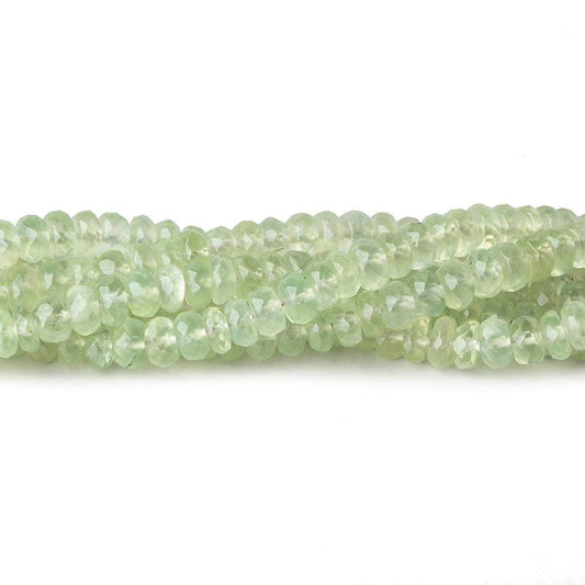 4.5-5mm Prehnite Faceted Rondelle Beads 17 inch 150 pieces