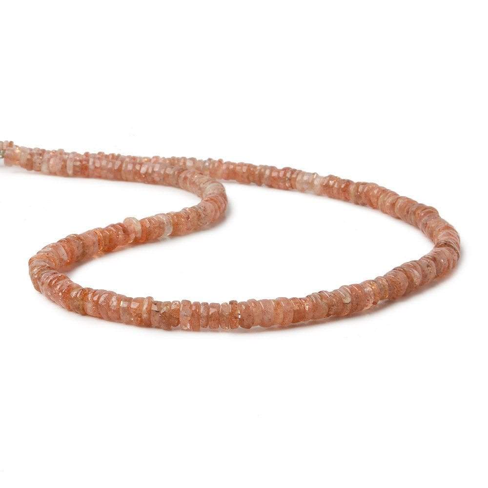 4-4.5mm Sunstone Heshi Beads 14 inch 260 pieces