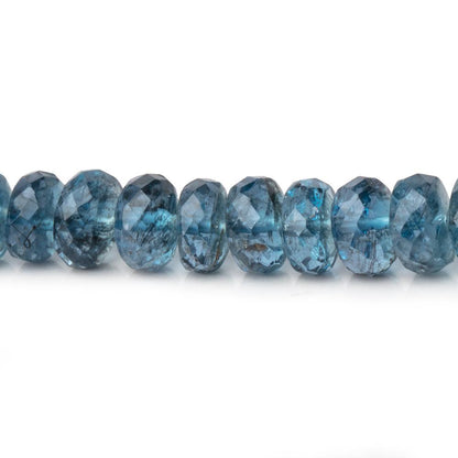 4-5.5mm Santa Maria Aquamarine Faceted Rondelles 16 inch 148 Beads AA