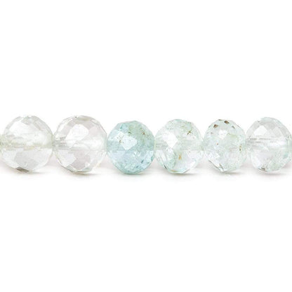 4-5mm Aquamarine Beads Faceted Round 14 inch 73 pieces