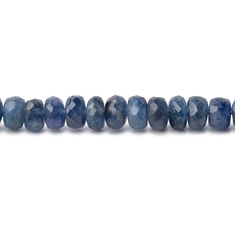 4-5mm Blue Sapphire Faceted Rondelle Beads 16 inch 142 pieces