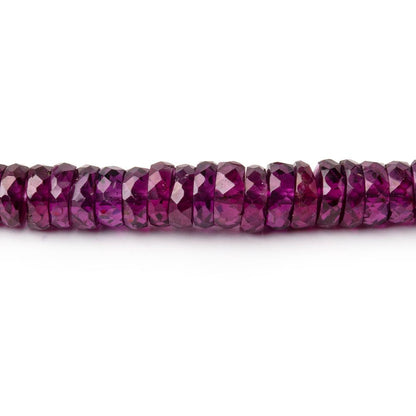 4-5mm Purple Garnet Faceted Heishi Beads 16 inch 240 pieces AAA