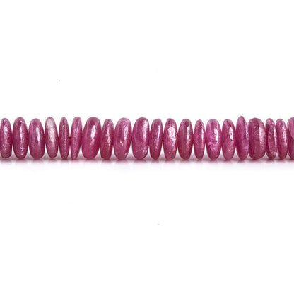4-5mm Ruby plain rondelle Beads 17.5 inch 269 pieces A