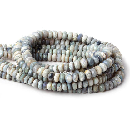 4-6mm Australian Opal Beads Faceted Rondelle Beads 18 inch 125 pcs AA