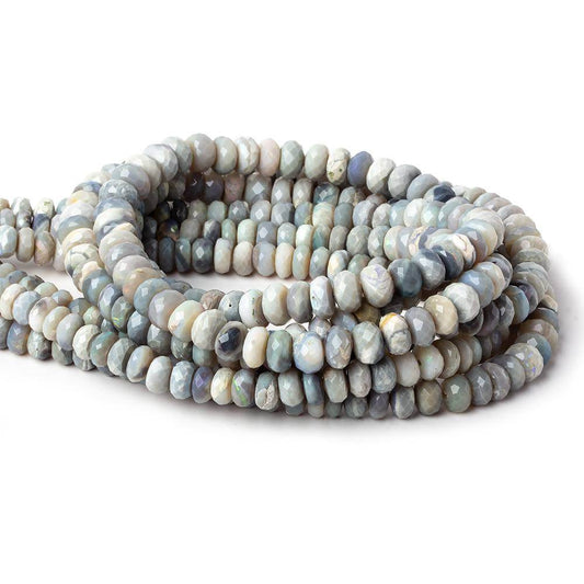 4-6mm Australian Opal Beads Faceted Rondelle Beads 18 inch 125 pcs AA