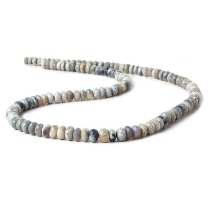 4-6mm Australian Opal Beads Faceted Rondelle Beads 18 inch 125 pcs AA