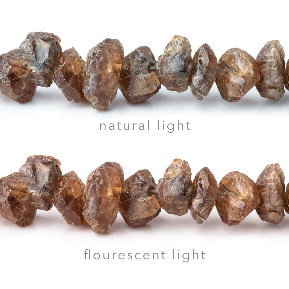 4-6mm Color Change Garnet Unpolished Nugget Beads 16 inch 98 pieces