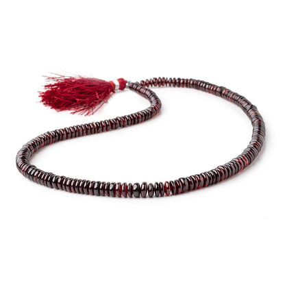4-6mm Garnet Plain Heishi Beads 16 inch 196 pieces AAA