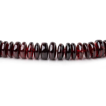 4-6mm Garnet Plain Heishi Beads 16 inch 196 pieces AAA