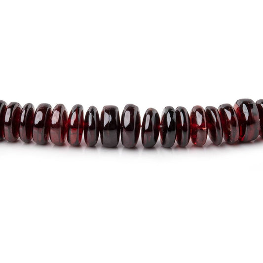 4-6mm Garnet Plain Heishi Beads 16 inch 196 pieces AAA