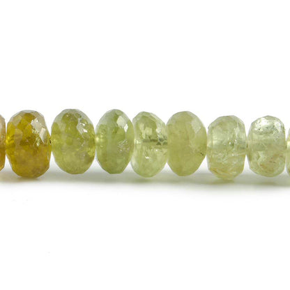 4-6mm Grossular Garnet Faceted Rondelle Beads 13.5 inch 94 pieces