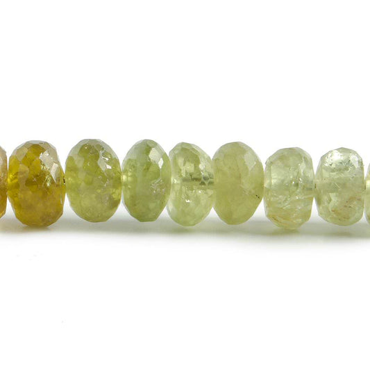 4-6mm Grossular Garnet Faceted Rondelle Beads 13.5 inch 94 pieces