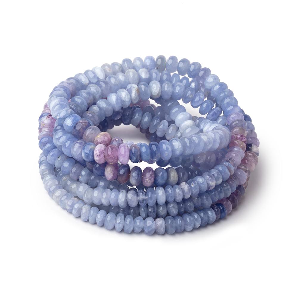 7.5mm Hackmanite Plain Rondelle Beads 16 inch 98 pieces AA