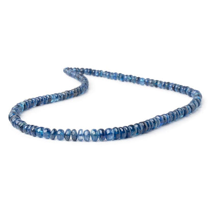4-6mm Kyanite Plain Rondelle Beads 16 inch 127 pieces AA