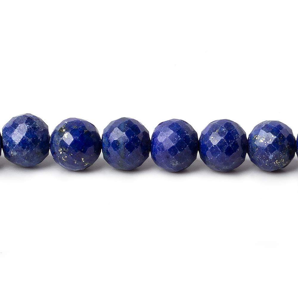 4-6mm Lapis Lazuli Faceted Rounds 15 inch 80 beads