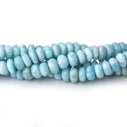 4-6mm Larimar Plain Rondelle Beads 18 inch 154 pieces AA