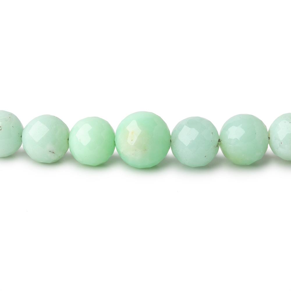 4-6mm Pale Chrysoprase Faceted Round Beads 18 inch 94 pieces