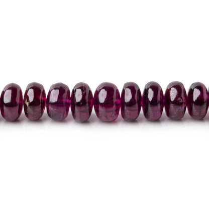 4-6mm Rhodolite Garnet plain rondelle beads 18 inch 148 pieces AA