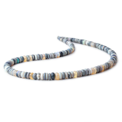 4-7mm Australian Opal Faceted Rondelle Beads 16 inch 150 pieces